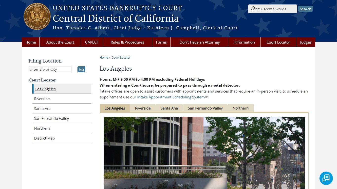 Los Angeles | Central District of California | United States Bankruptcy ...